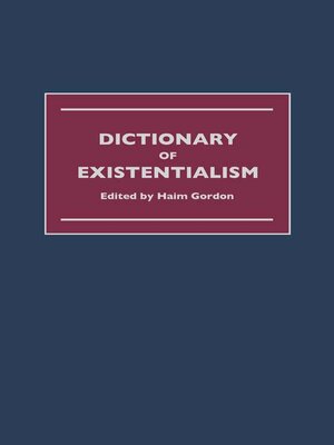 cover image of Dictionary of Existentialism